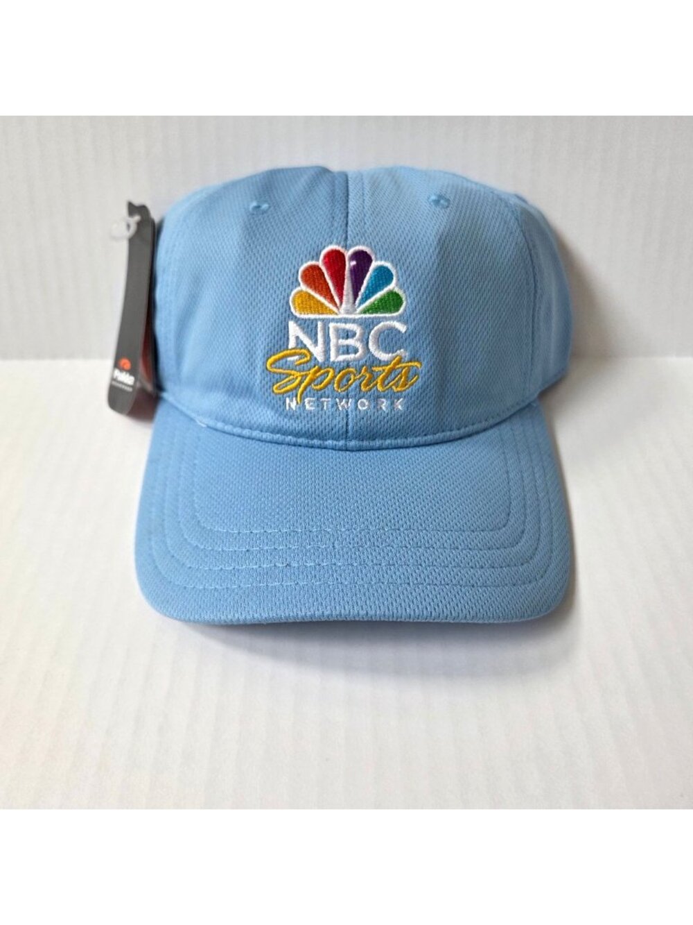 Vintage NBC Sports Hat Cap Mens One Size Adjustable Light Blue Pukka 90s NEW